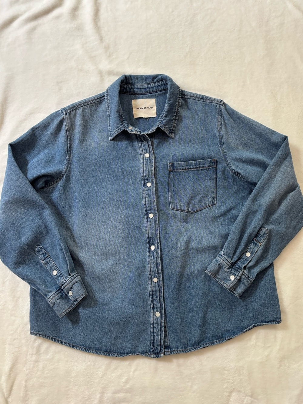 Lucky Brand button down denim shirt